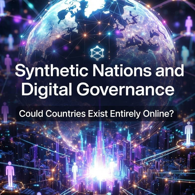 Synthetic Nations and Digital Governance: Could Countries Exist Entirely Online?