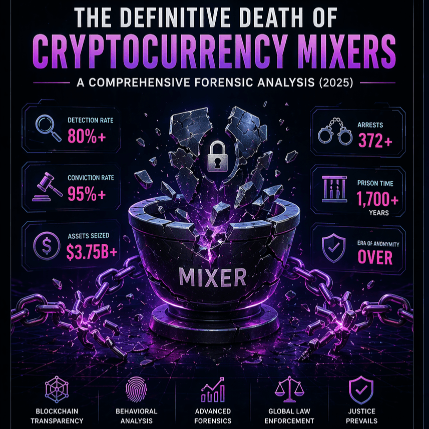 The Definitive Death of Cryptocurrency Mixers: A Comprehensive Forensic Analysis (2025)